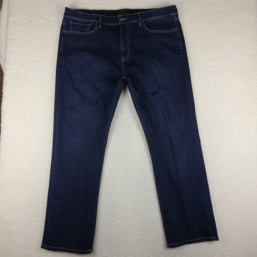 Jos A Bank Reserve Jeans Mens‎ 42x32 Blue Traditional Fit Dark Wash Denim